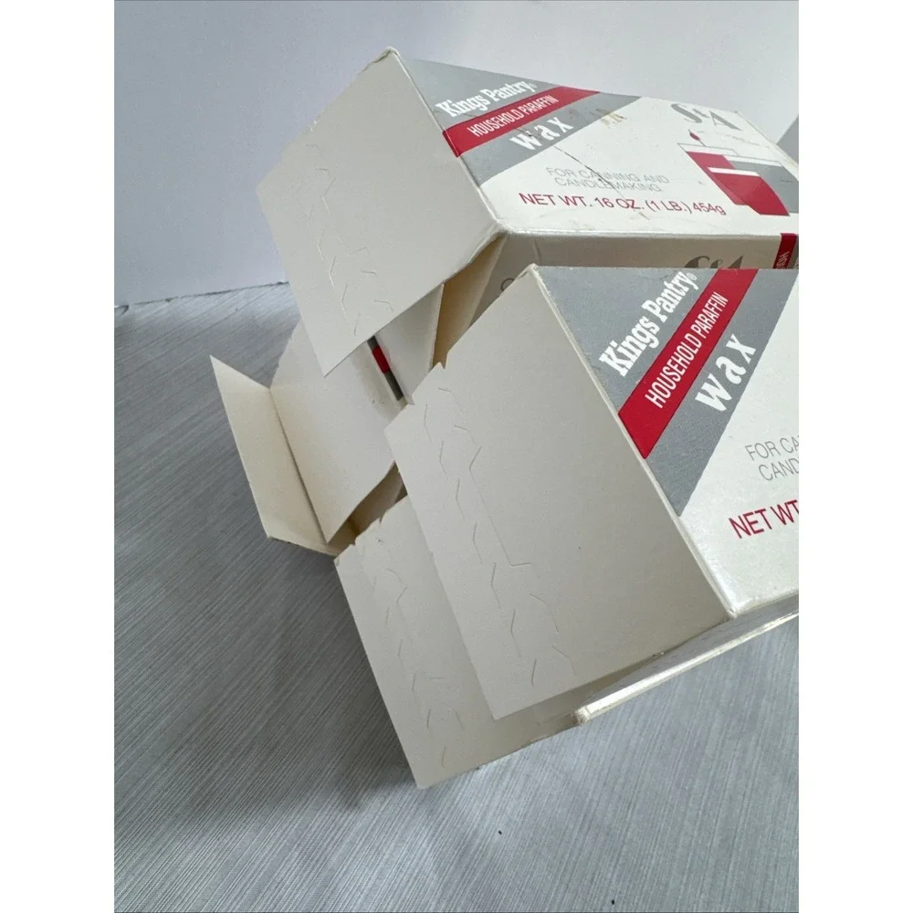 King's Pantry Household Paraffin Wax 1 Lb. - 4 Boxes